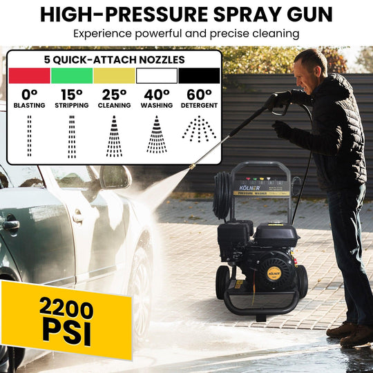 Buy Kolner LT-712 High Pressure Washer 2200PSI 7.5LPM discounted | Products On Sale Australia