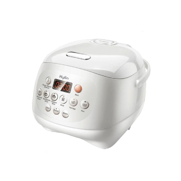 Buy Kylin Electric No Coating Non-stick Healthy Ceramic Rice Cooker in 6 Cups 3L - White discounted | Products On Sale Australia