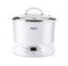 Buy Kylin Electric Slow Cooker Stainless Steel Ceramic Pot Steamer 2.2L With 3 Containers discounted | Products On Sale Australia