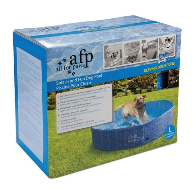 Buy L Dog Swimming Pool Pet Chill Out Plastic Puppy Bath Splash Fun All For Paws discounted | Products On Sale Australia