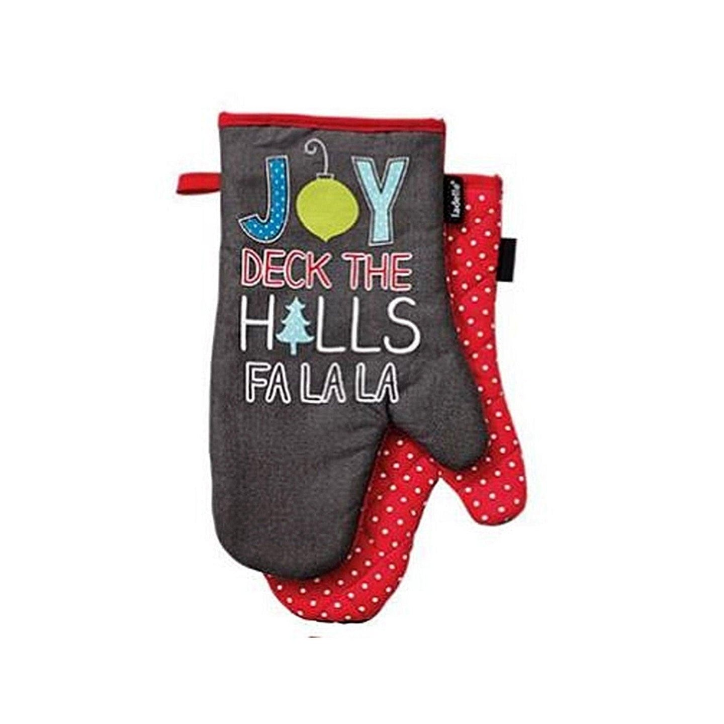 Buy Ladelle Set of 2 - Be Merry Kitchen / BBQ Oven Mitt discounted | Products On Sale Australia