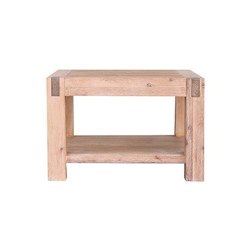 Lamp Table Open Storage Solid Wooden Frame in Classic Oak Colour Products On Sale Australia | Furniture > Living Room Category