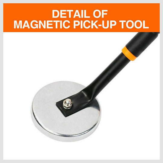 Buy Large Magnetic Pick Up Tool Extra Long Telescopic Hold 30kg Extensible 60-100cm discounted | Products On Sale Australia