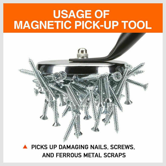 Buy Large Magnetic Pick Up Tool Extra Long Telescopic Hold 30kg Extensible 60-100cm discounted | Products On Sale Australia