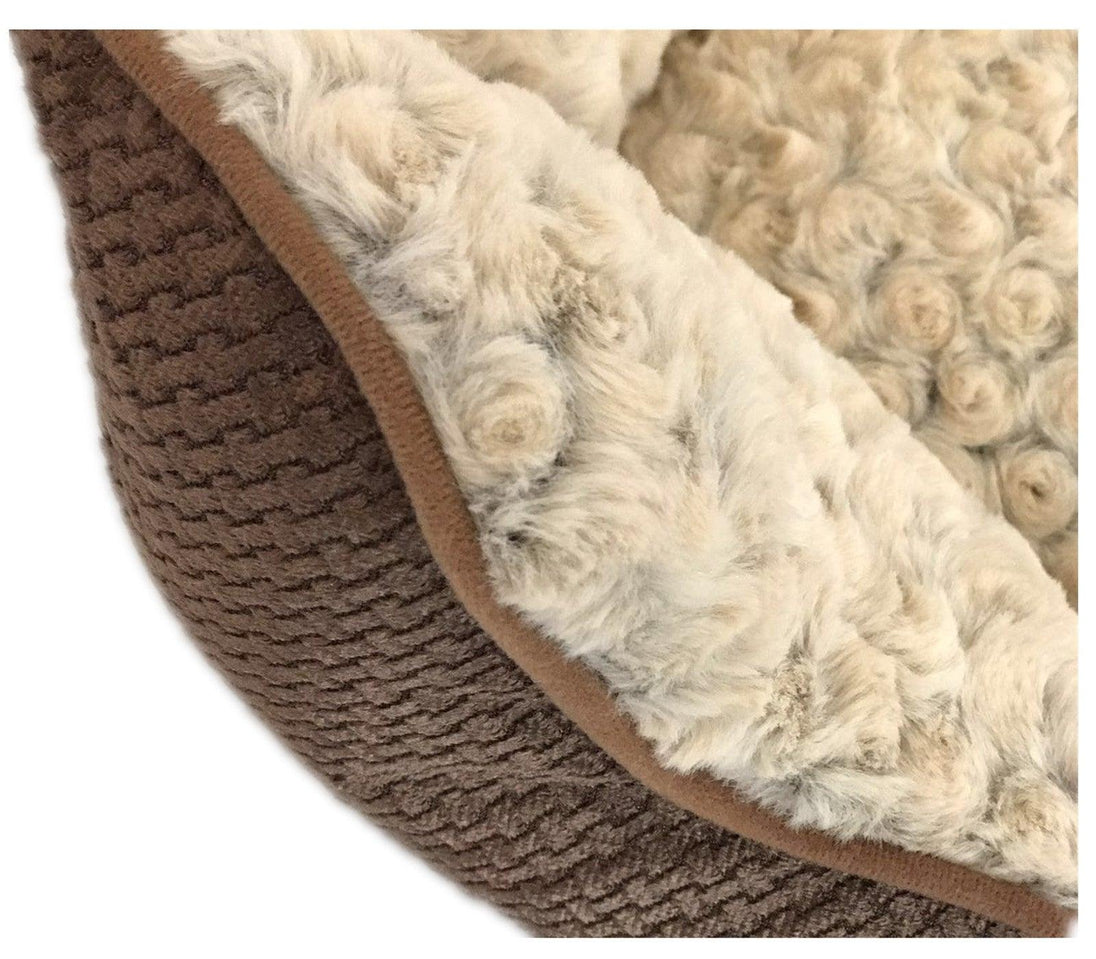 Buy Large Washable Soft Pet Dog Cat Bed Cushion Mattress-Brown discounted | Products On Sale Australia