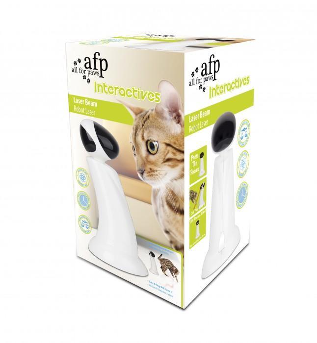 Buy Laser Beam Cat Toy - Interactive Automatic Robot Pointer Pet Kitty Play - AFP discounted | Products On Sale Australia