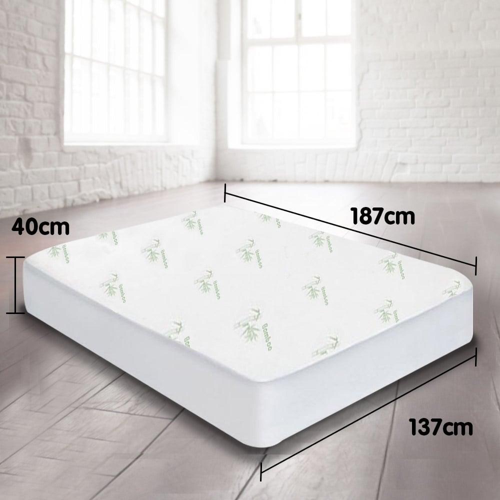 Buy Laura Hill Bamboo Mattress Protector- Double discounted | Products On Sale Australia