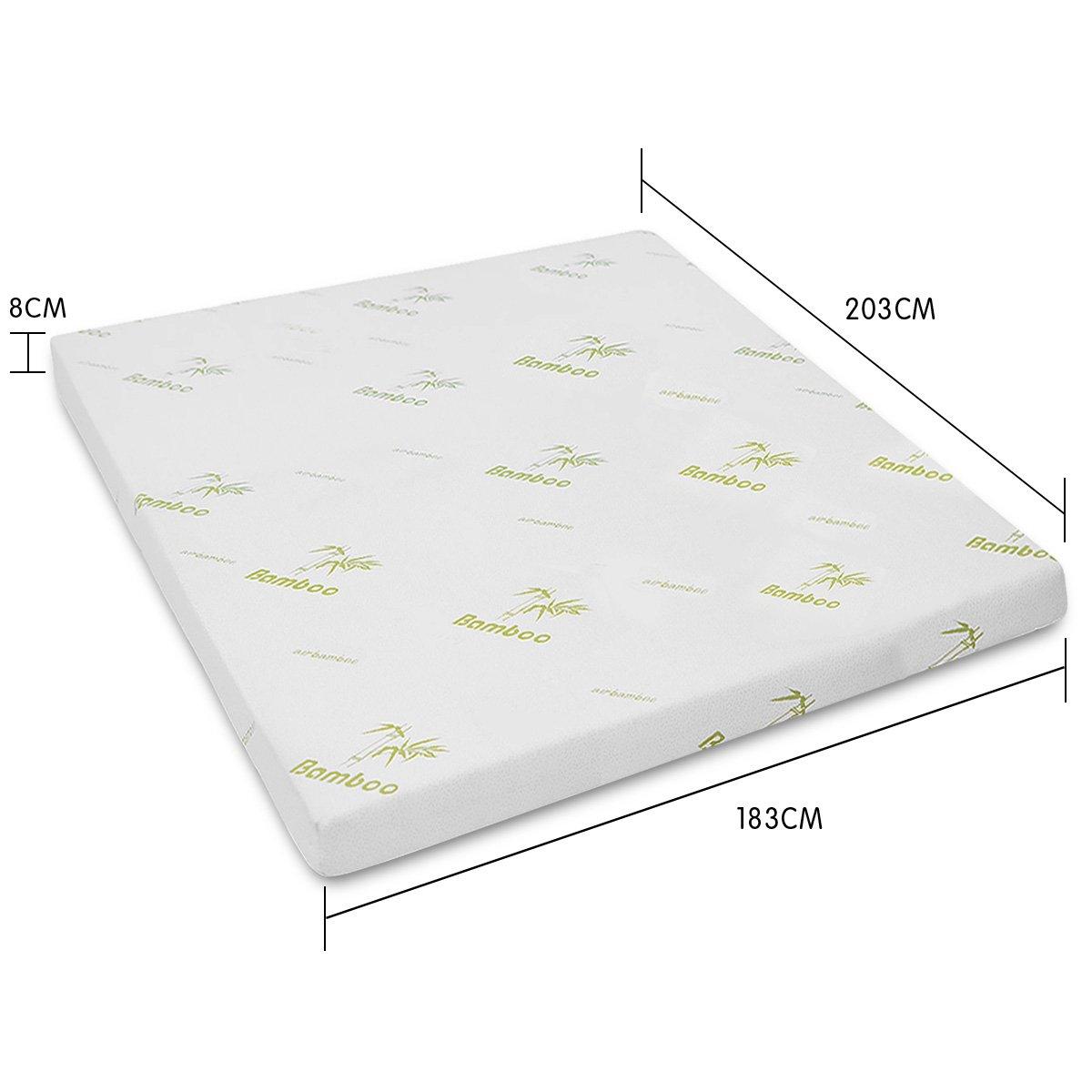 Buy Laura Hill Cool Gel Memory Foam Mattress Topper - King discounted | Products On Sale Australia