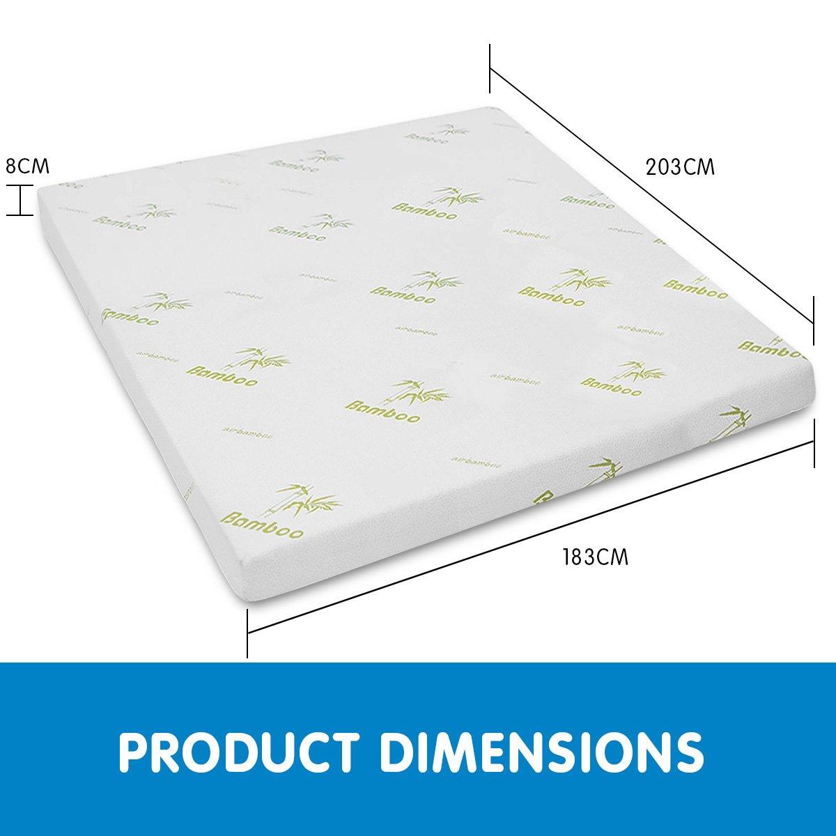 Buy Laura Hill Cool Gel Memory Foam Mattress Topper - King discounted | Products On Sale Australia