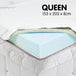 Buy Laura Hill Cool Gel Memory Foam Mattress Topper - Queen discounted | Products On Sale Australia