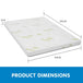 Buy Laura Hill Cool Gel Memory Foam Mattress Topper - Queen discounted | Products On Sale Australia