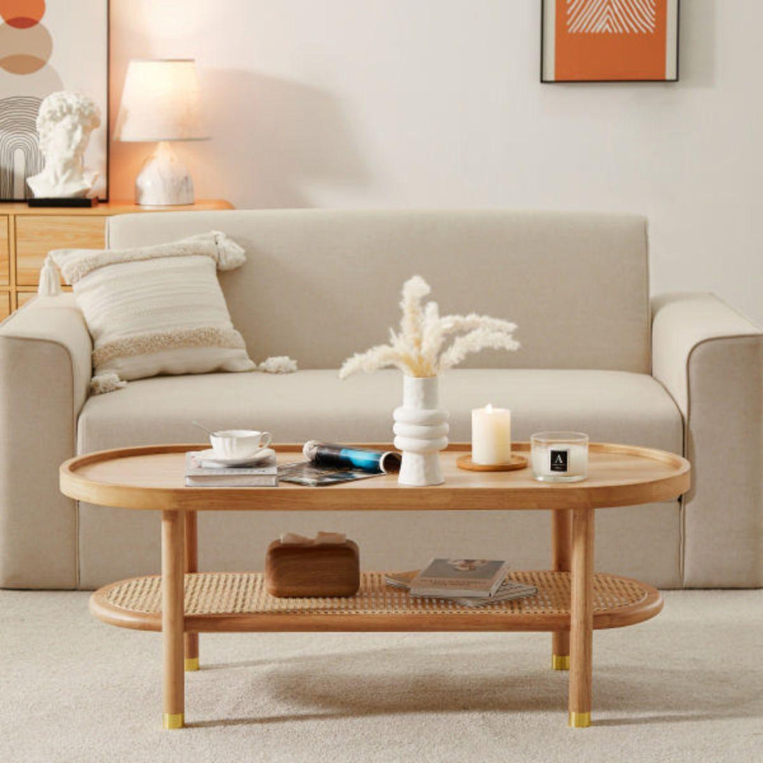 Buy Lauren Natural Coffee Table discounted | Products On Sale Australia