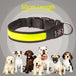 Buy LED Dog Cat Collar USB Rechargeable Nylon Glow Flashing Light Up Safety Puppy discounted | Products On Sale Australia