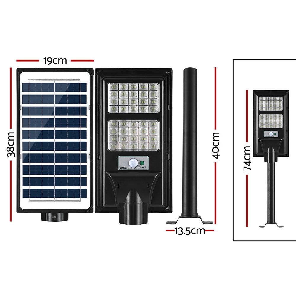 Buy Leier 160 LED Solar Street Light Flood Motion Sensor Remote discounted | Products On Sale Australia