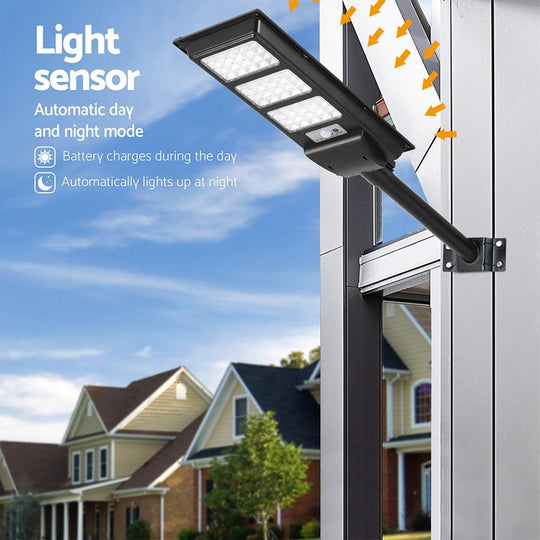 Buy Leier 240 LED Solar Street Light Flood Motion Sensor Remote discounted | Products On Sale Australia