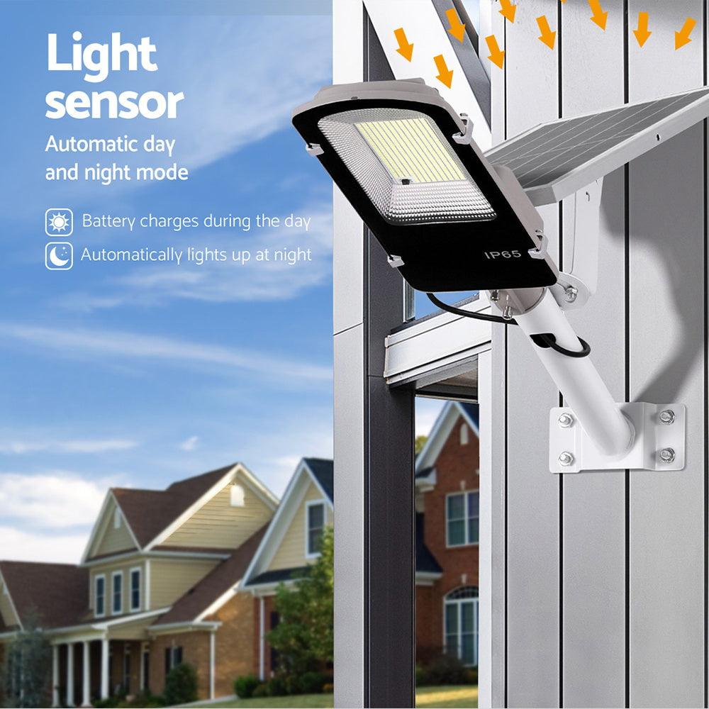 Buy Leier 386 LED Solar Street Light Flood Motion Sensor Remote discounted | Products On Sale Australia