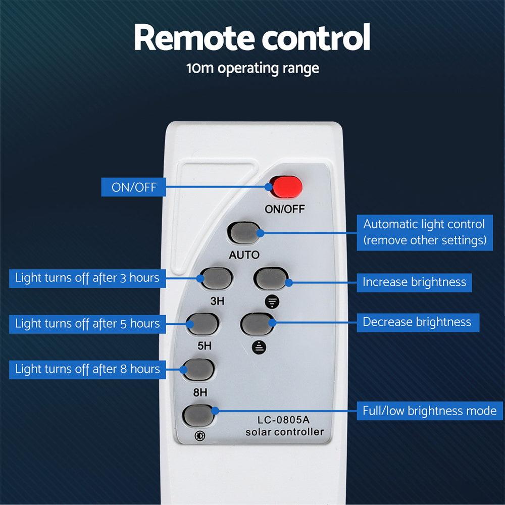 Buy Leier 386 LED Solar Street Light Flood Motion Sensor Remote discounted | Products On Sale Australia