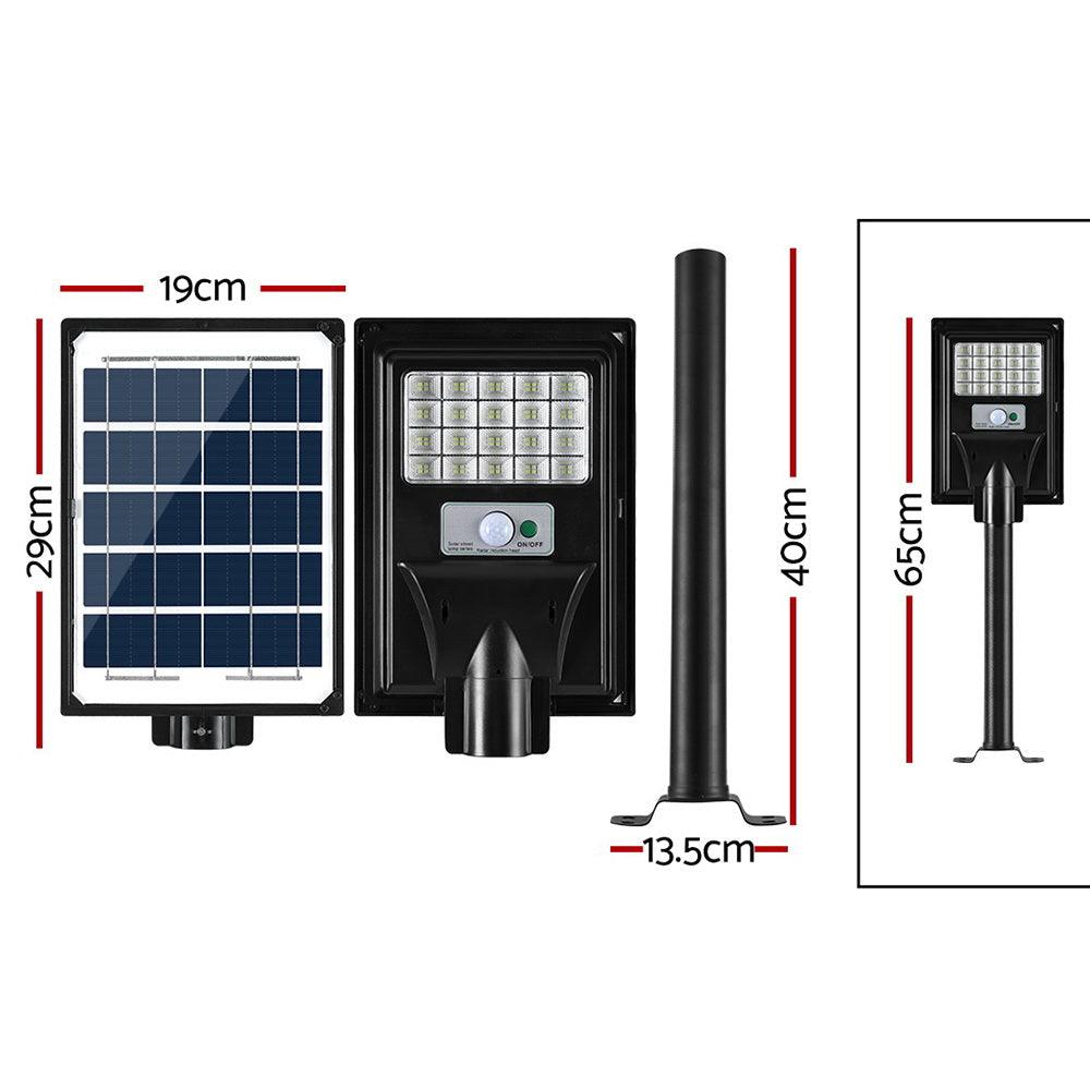 Buy Leier 80 LED Solar Street Light Flood Motion Sensor Remote discounted | Products On Sale Australia