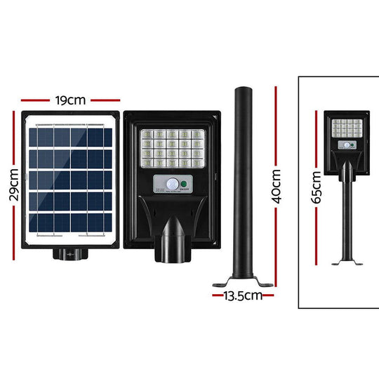 Buy Leier 80 LED Solar Street Light Flood Motion Sensor Remote discounted | Products On Sale Australia