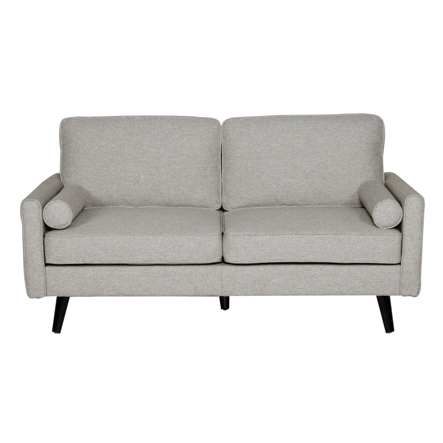 Buy Lexi 2.5 Seater Sofa Fabric Uplholstered Lounge Couch - Light Grey discounted | Products On Sale Australia