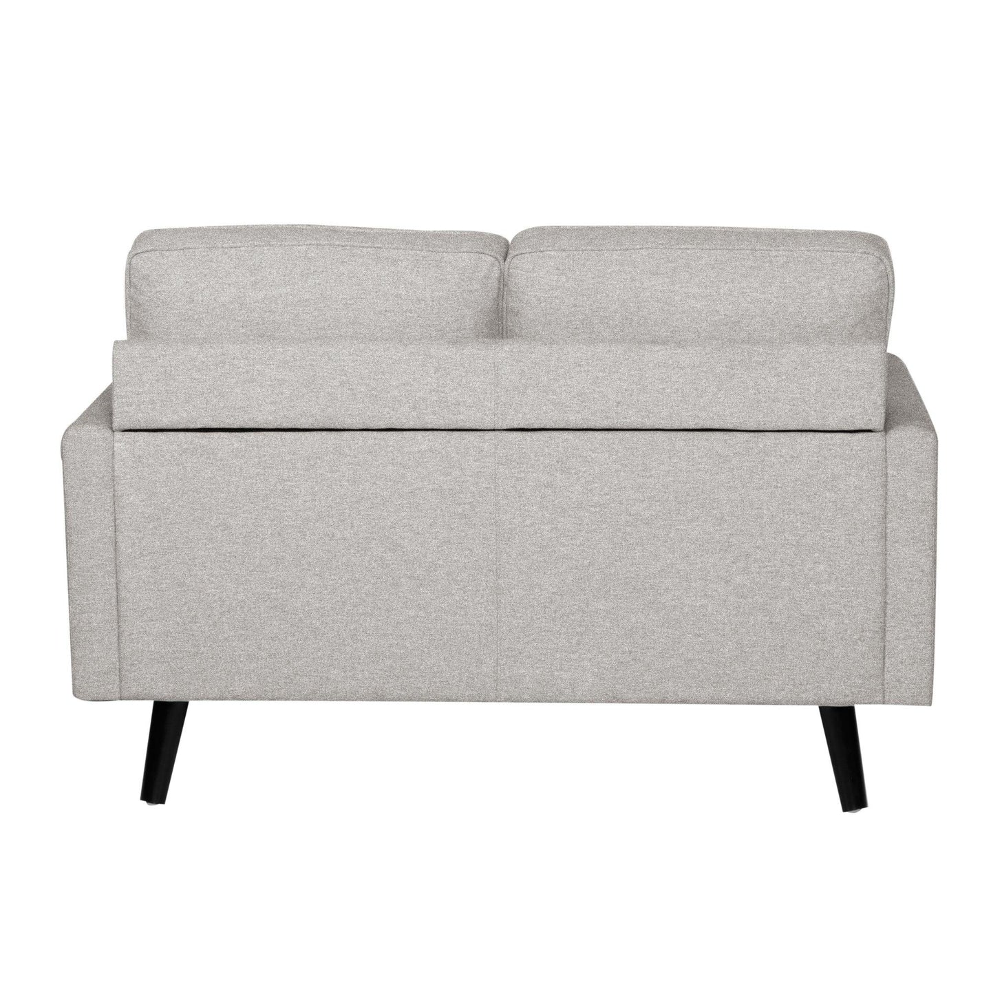 Buy Lexi 2 Seater Sofa Fabric Uplholstered Lounge Couch - Light Grey discounted | Products On Sale Australia