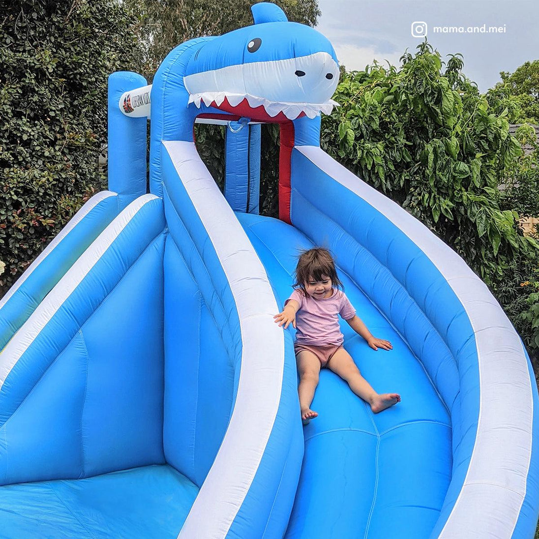 Buy Lifespan Kids Sharky Slide & Splash Inflatable discounted | Products On Sale Australia