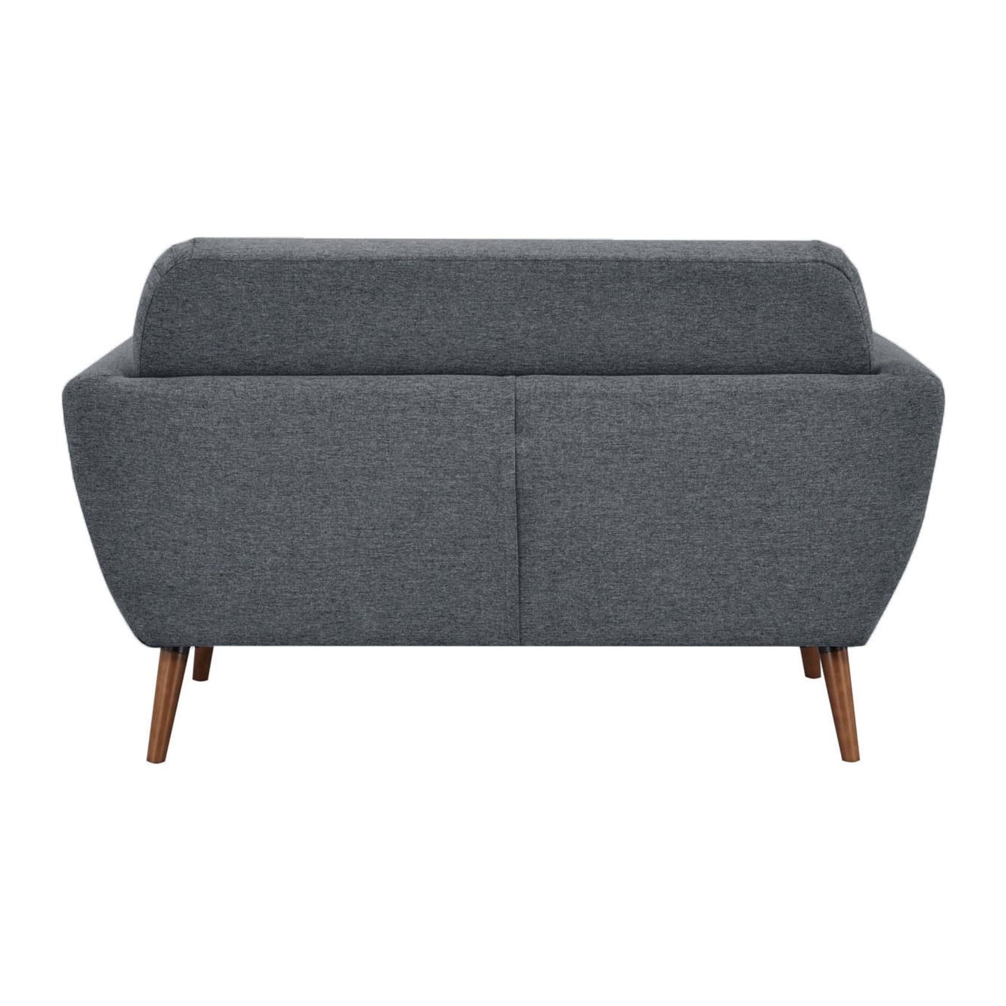 Buy Lilliana 2 Seater Sofa Fabric Uplholstered Lounge Couch - Dark Grey discounted | Products On Sale Australia