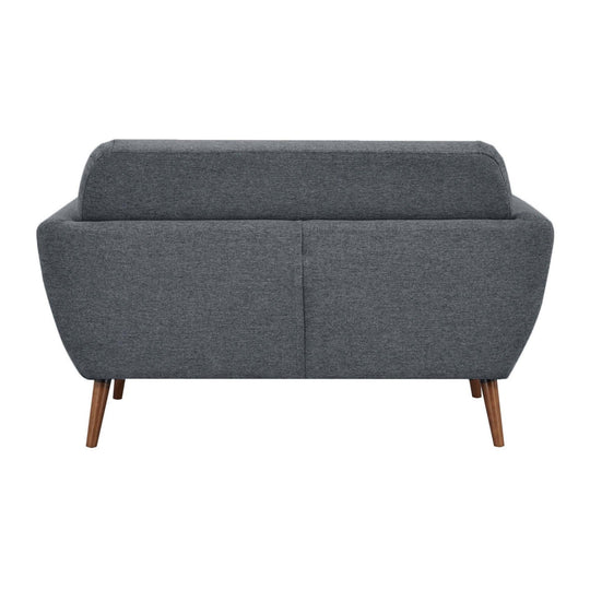 Buy Lilliana 2 Seater Sofa Fabric Uplholstered Lounge Couch - Dark Grey discounted | Products On Sale Australia