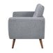 Buy Lilliana 2 Seater Sofa Fabric Uplholstered Lounge Couch - Light Grey discounted | Products On Sale Australia