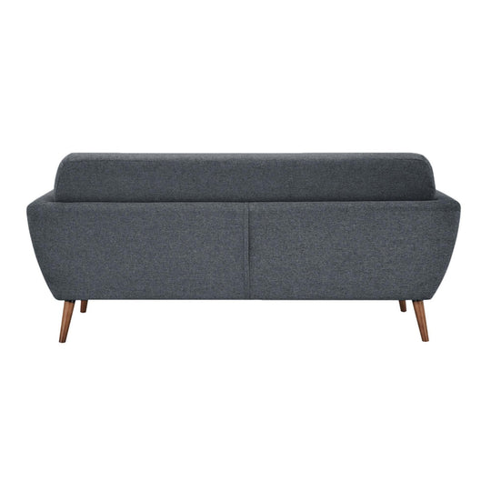 Buy Lilliana 3 + 2 Seater Sofa Fabric Uplholstered Lounge Couch - Dark Grey discounted | Products On Sale Australia