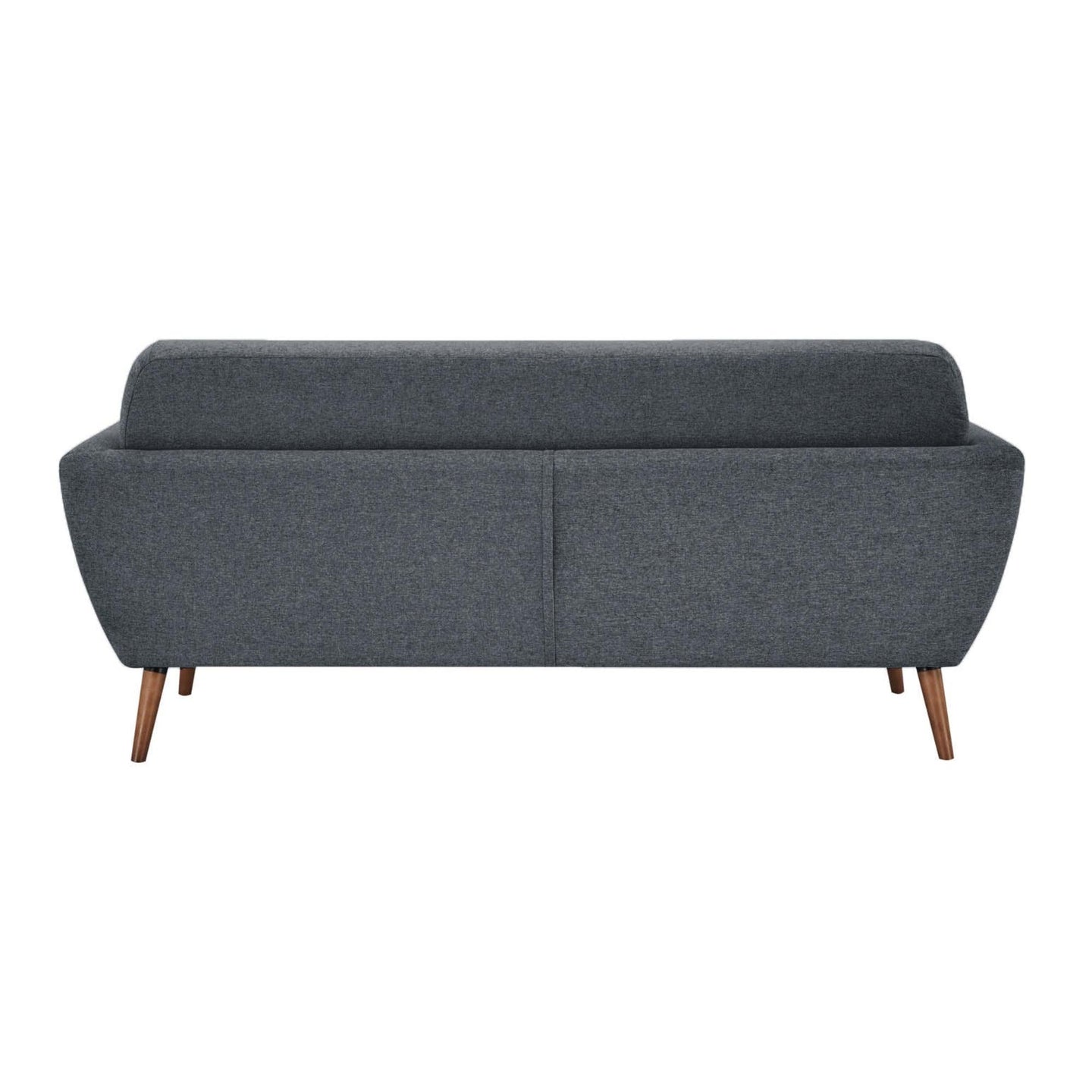 Buy Lilliana 3 Seater Sofa Fabric Uplholstered Lounge Couch - Dark Grey discounted | Products On Sale Australia