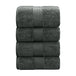 Buy Linenland 4 Piece Cotton Bath Towels Set - Charcoal discounted | Products On Sale Australia