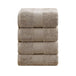 Buy Linenland 4 Piece Cotton Bath Towels Set - Sandstone discounted | Products On Sale Australia