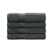 Buy Linenland Bath Towel 4 Piece Cotton Hand Towels Set - Charcoal discounted | Products On Sale Australia