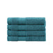 Buy Linenland Bath Towel Set - 4 Piece Cotton Washcloths - Blue discounted | Products On Sale Australia