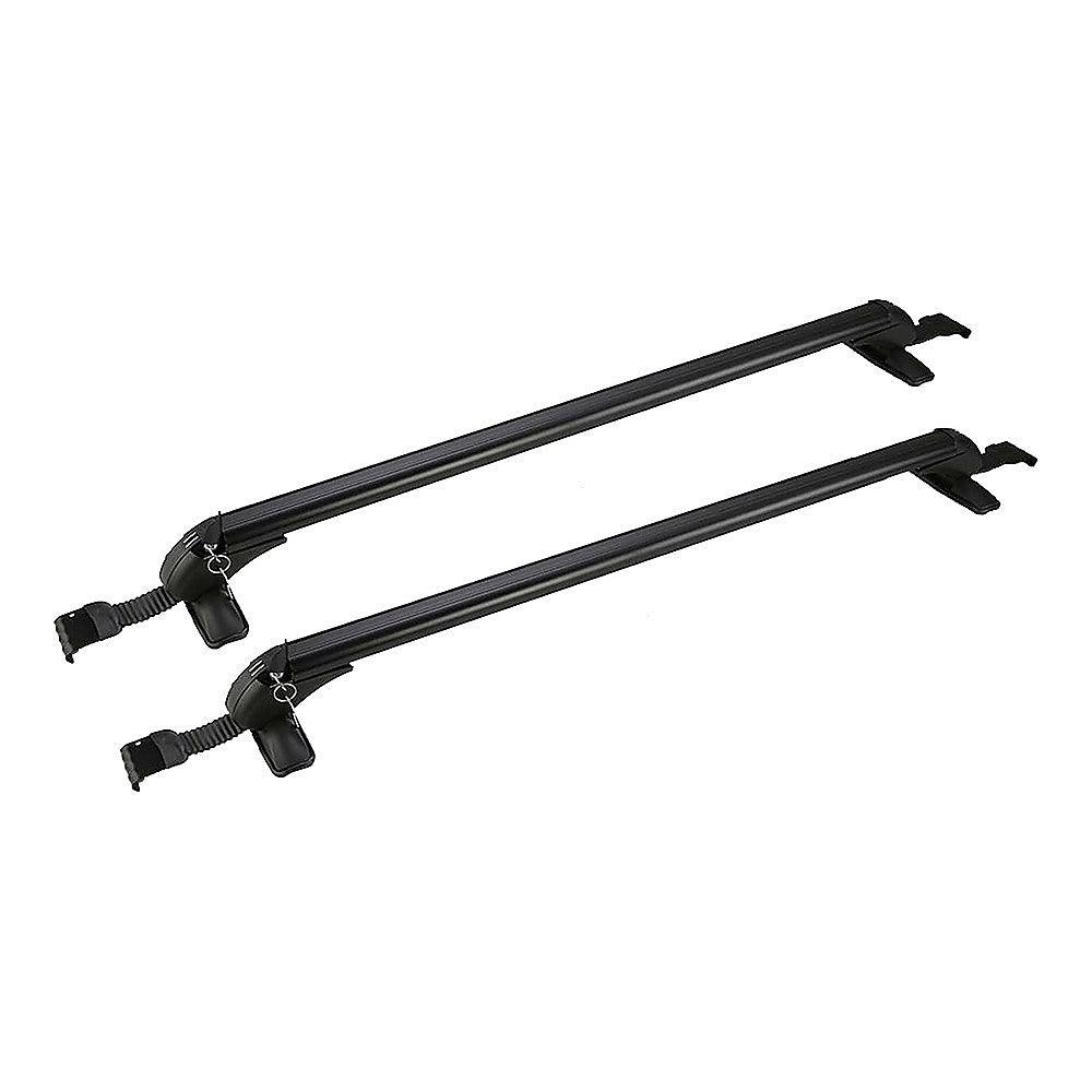 Buy Lockable Aluminium Car Roof Rack Bars Without Rail Anti Theft Luggage Carrier discounted | Products On Sale Australia