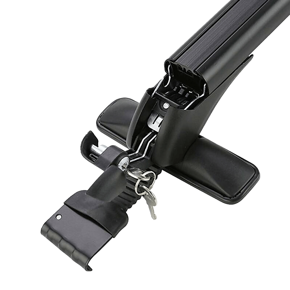 Buy Lockable Aluminium Car Roof Rack Bars Without Rail Anti Theft Luggage Carrier discounted | Products On Sale Australia