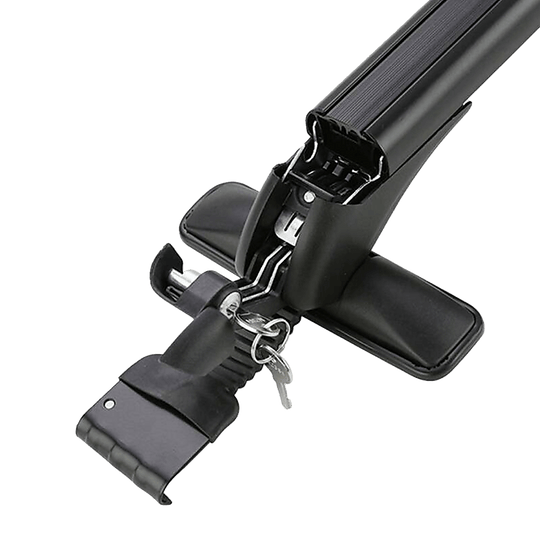 Buy Lockable Aluminium Car Roof Rack Bars Without Rail Anti Theft Luggage Carrier discounted | Products On Sale Australia