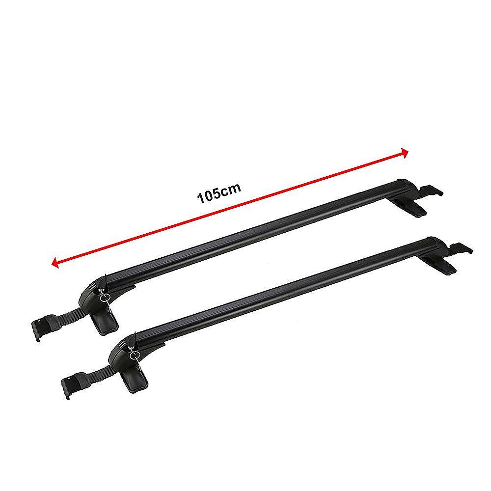 Buy Lockable Aluminium Car Roof Rack Bars Without Rail Anti Theft Luggage Carrier discounted | Products On Sale Australia