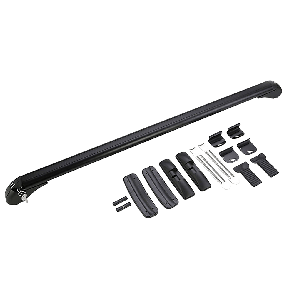 Buy Lockable Aluminium Car Roof Rack Bars Without Rail Anti Theft Luggage Carrier discounted | Products On Sale Australia