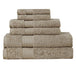 Buy Luxury 6 Piece Soft and Absorbent Cotton Bath Towel Set - Sandstone discounted | Products On Sale Australia