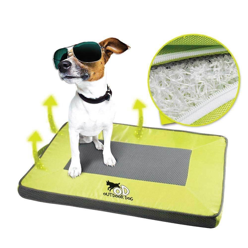 Buy M Outdoor Dog Mat Quick Dry - Green Pet Cooling Pads Outside Mattress AFP discounted | Products On Sale Australia