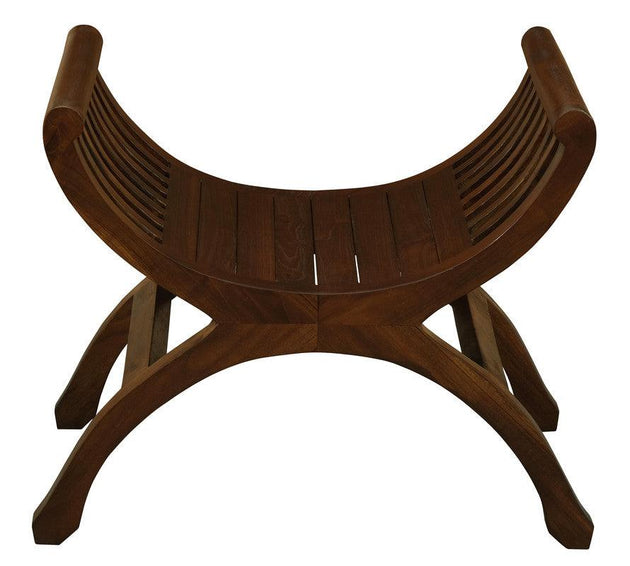 Maeve Solid Mahogany Single Seater Stool (Mahogany) Products On Sale Australia | Furniture > Living Room Category