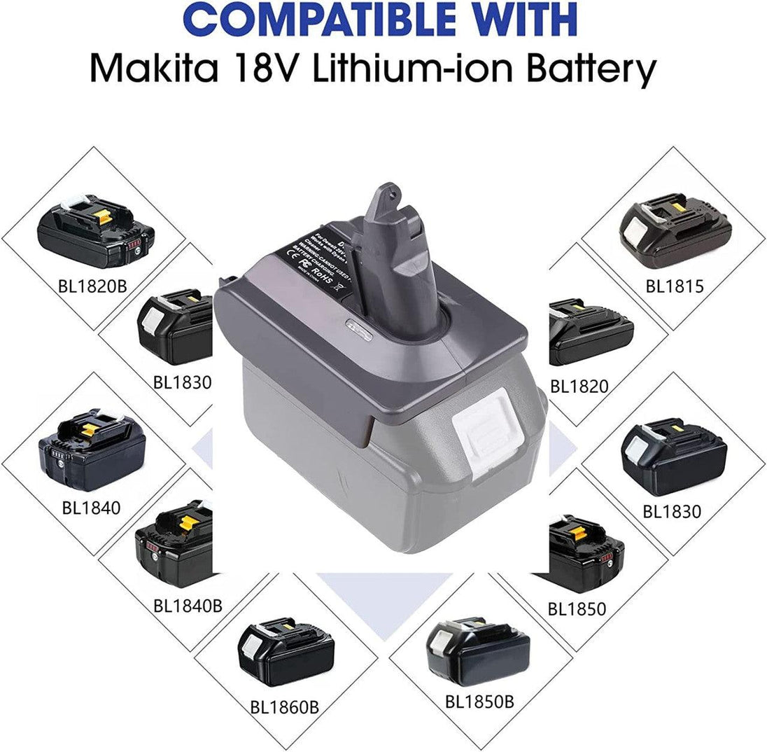 Buy Makita 18V To Dyson V6, DC58 & DC59 Battery Converter / Adapter discounted | Products On Sale Australia