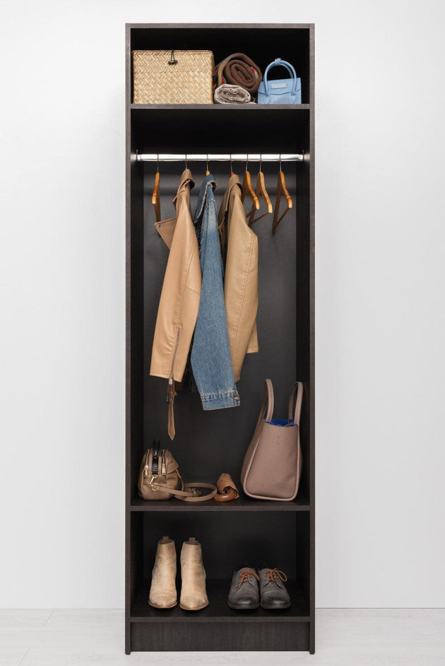 Buy MALMO TWO SHELF/HANGRAIL WALK IN WARDROBE - NORDIC ASH discounted | Products On Sale Australia