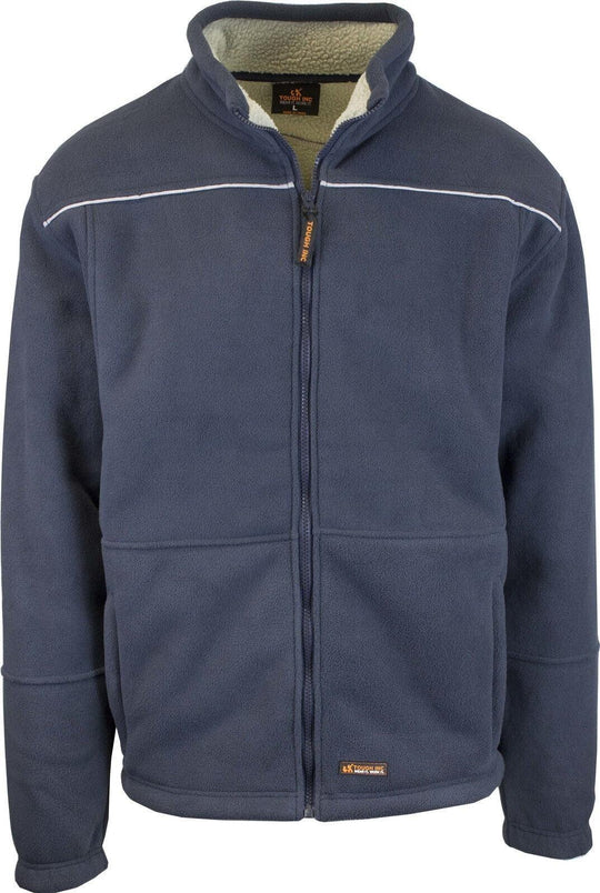 Buy Mens Full Zip Sherpa Polar Fleece Jumper Lined Warm Winter Jacket Pullover - 3XL discounted | Products On Sale Australia