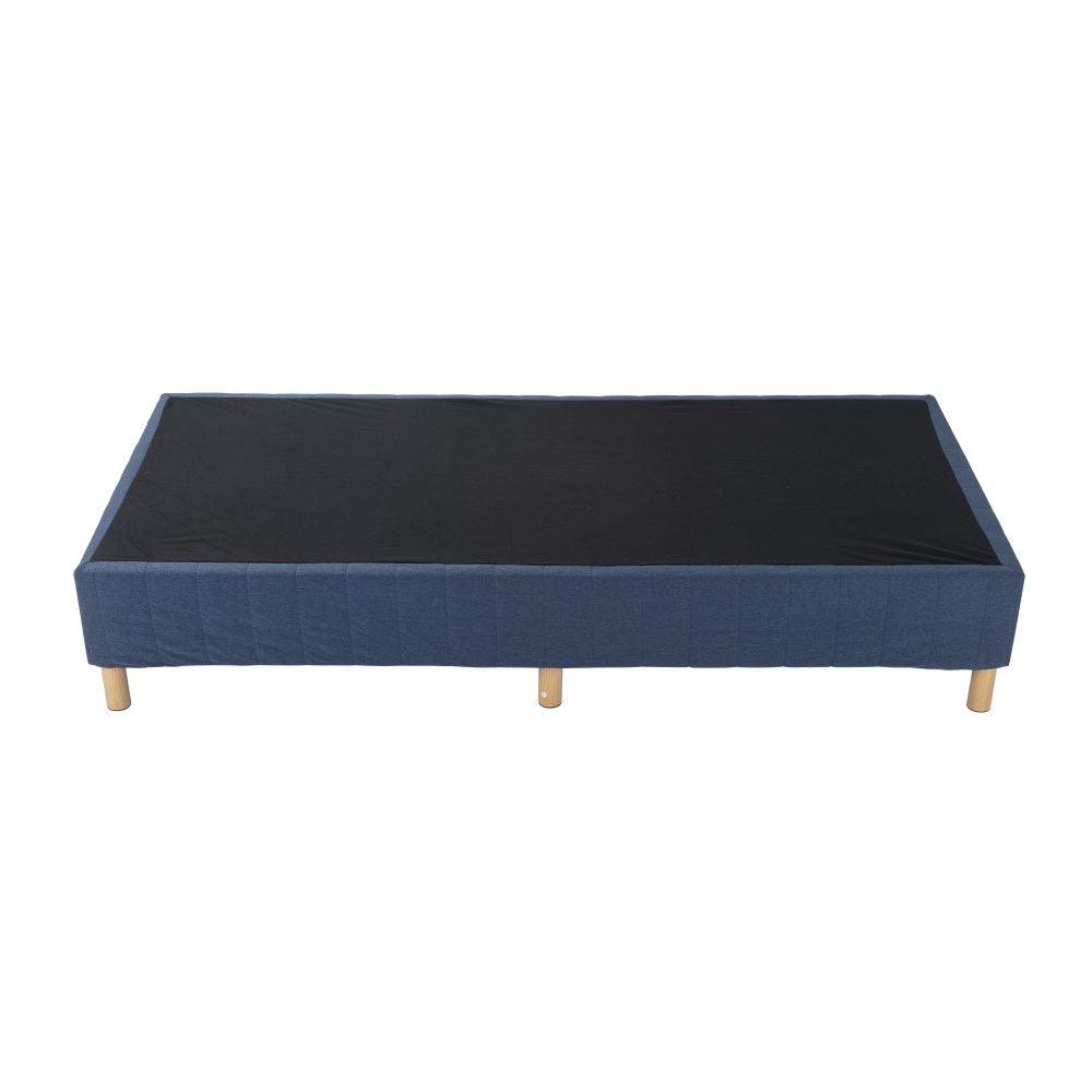 Buy Metal Bed Frame Mattress Foundation Blue – Double discounted | Products On Sale Australia