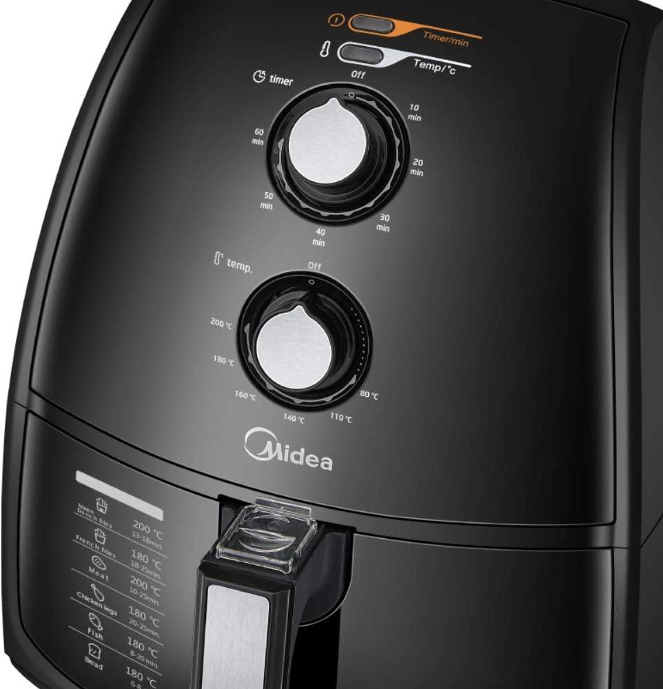 Buy Midea 4L 1500W Multi-functional Air Fryer - Black discounted | Products On Sale Australia