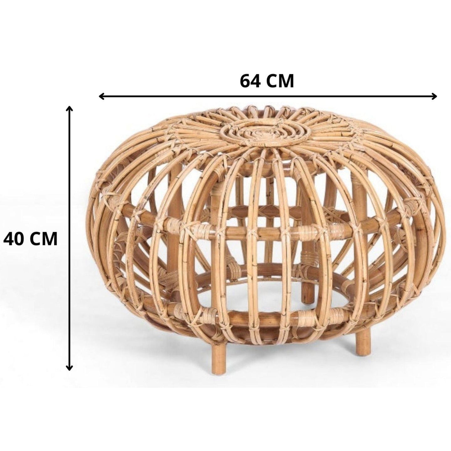 Buy Mimosa 64cm Rattan Round Side Sofa End Table - Natural discounted | Products On Sale Australia