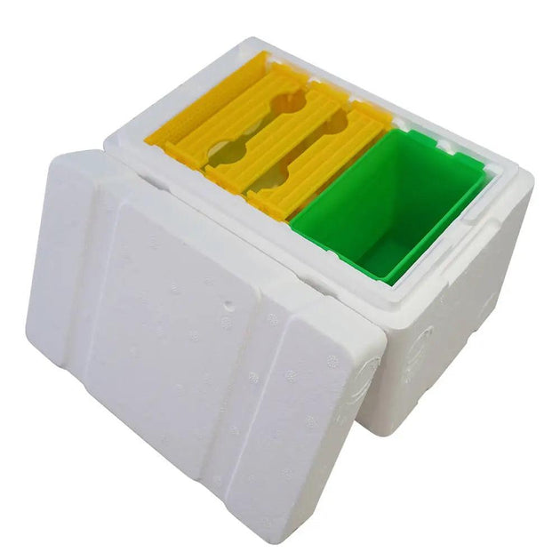 Buy Mini Mating Box Queen Bee Rearing Plastic Styrene Foam Hive Harvest Copulation discounted | Products On Sale Australia